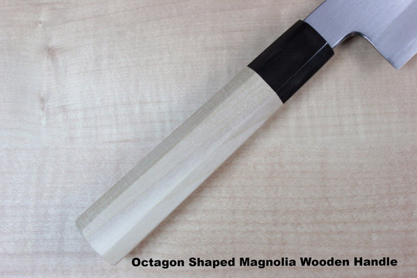 Mizuno Tanrenjo Akitada Ao Hagane DX Series Blue Steel No.1 Deba (105mm to 225mm, 9 sizes) - japanesechefsknife.mom