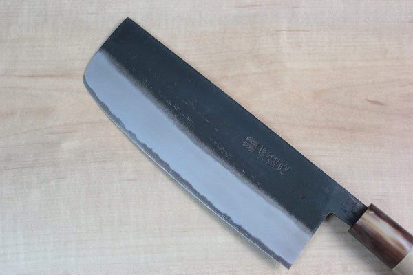 Mizuno Tanrenjo Nakiri Mizuno Tanrenjo Akitada Hontanren Series White Steel No.2 Nakiri 165mm (6.4 inch, HKNA)