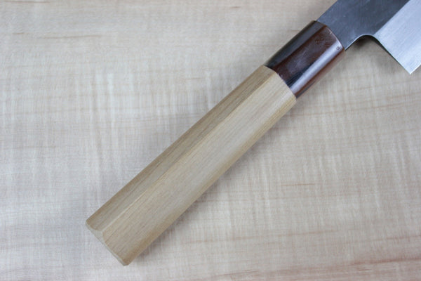 Mizuno Tanrenjo Akitada Hon Kasumi Series White Steel No.2 Usuba (180mm to 240mm, 5 sizes) - japanesechefsknife.mom