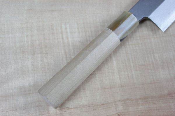 Mizuno Tanrenjo Akitada Hontanren Series Blue Steel No.2 Usuba (150mm to 240mm, 7 sizes) - japanesechefsknife.mom