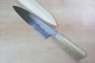 Mizuno Tanrenjo Akitada Honyaki Series White Steel Wa Gyuto 240mm and 270mm - japanesechefsknife.mom