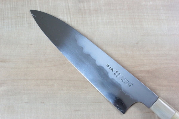 Mizuno Tanrenjo Akitada Honyaki Series White Steel Wa Gyuto 240mm and 270mm - japanesechefsknife.mom