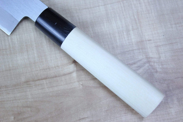 Mizuno Tanrenjo Wa Santoku Mizuno Tanrenjo Akitada Hontanren Series Blue Steel No.2 Wa Santoku 180mm (7inch)