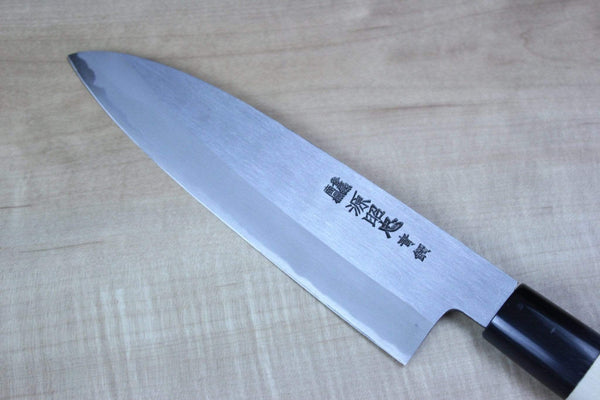 Mizuno Tanrenjo Wa Santoku Mizuno Tanrenjo Akitada Hontanren Series Blue Steel No.2 Wa Santoku 180mm (7inch)