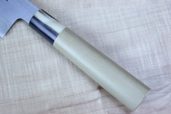 Mizuno Tanrenjo Wa Santoku Mizuno Tanrenjo Akitada Hontanren Series White Steel Wa Santoku (165mm and 180mm)