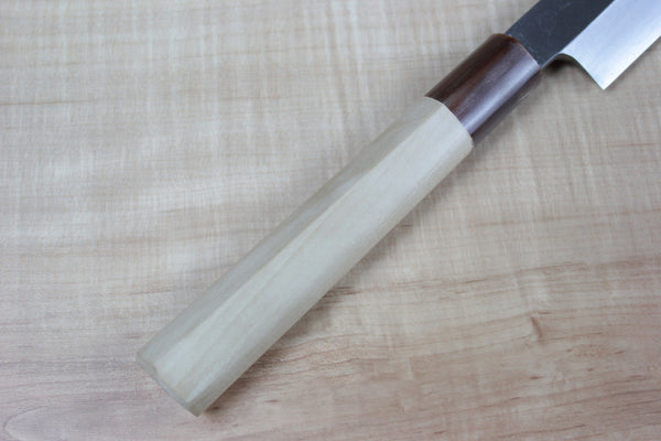 Mizuno Tanrenjo Akitada Hontanren Series Blue Steel No.2 Yanagiba (180mm to 360mm, 7 sizes) - japanesechefsknife.mom