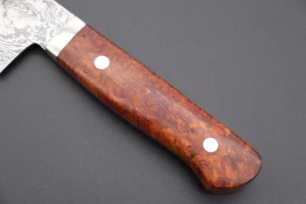 Mr. Itou Gyuto Mr. Itou R-2 Custom Damascus Gyuto 170mm (6.6 inch, Stabilized Maple Burl Wood Handle, IT-141)