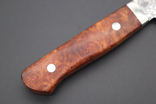 Mr. Itou Gyuto Mr. Itou R-2 Custom Damascus Gyuto 170mm (6.6 inch, Stabilized Maple Burl Wood Handle, IT-141)