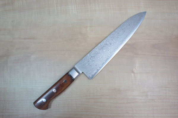 SHIKI 黒龍 Black Dragon Series Gyuto (180mm to 240mm, 3 sizes, Cocobolo Wood Handle) - japanesechefsknife.mom
