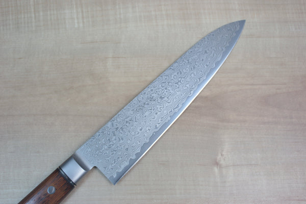 SHIKI 黒龍 Black Dragon Series Gyuto (180mm to 240mm, 3 sizes, Cocobolo Wood Handle) - japanesechefsknife.mom