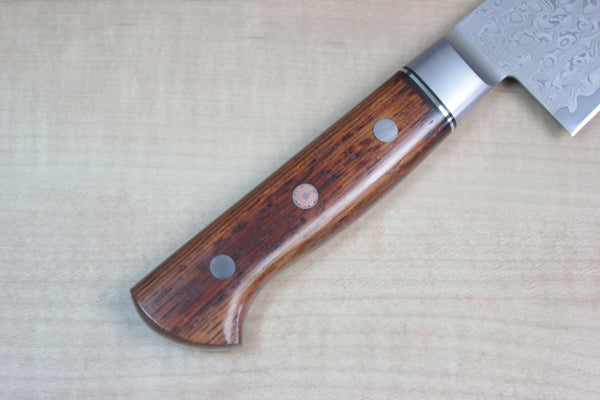 SHIKI 黒龍 Black Dragon Series Gyuto (180mm to 240mm, 3 sizes, Cocobolo Wood Handle) - japanesechefsknife.mom