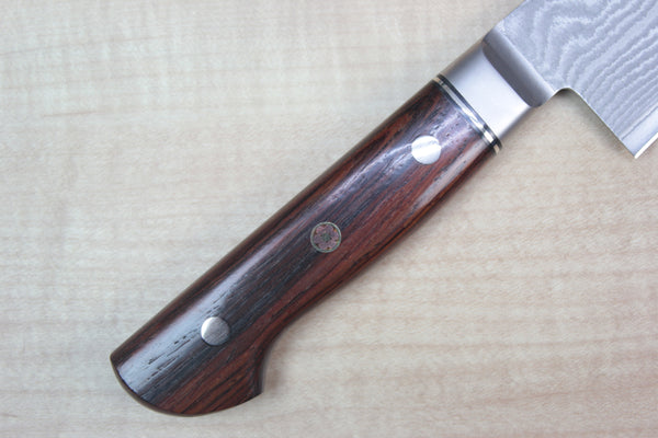 SHIKI 黒龍 Black Dragon Series, VG-10 Damascus Gyuto 240mm (9.4 inch, Cocobolo Wood Handle) - japanesechefsknife.mom