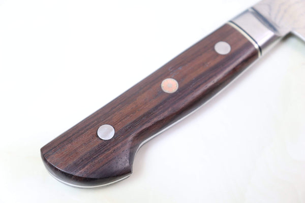 Shiki Gyuto SND-25 Gyuto 240mm (9.4 inch) SHIKI Greysh VG-10 Nickel Damascus SND-25 Gyuto 240mm (9.4 inch, Rose Wood Handle)