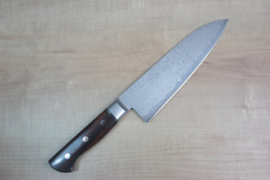 SHIKI 黒龍 Black Dragon Series Santoku 180mm (7 inch, Cocobolo Wood Handle) - japanesechefsknife.mom