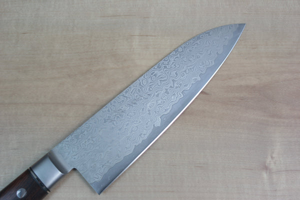 SHIKI 黒龍 Black Dragon Series Santoku 180mm (7 inch, Cocobolo Wood Handle) - japanesechefsknife.mom