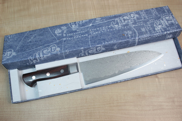 SHIKI 黒龍 Black Dragon Series Santoku 180mm (7 inch, Cocobolo Wood Handle) - japanesechefsknife.mom