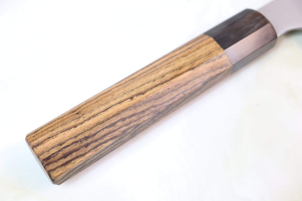 Sukenari Kiritsuke Sukenari R-2 Clad Wa Series Kiritsuke (210 to 270mm, 3 sizes, Octagon Shaped Bocote Wood Handle)