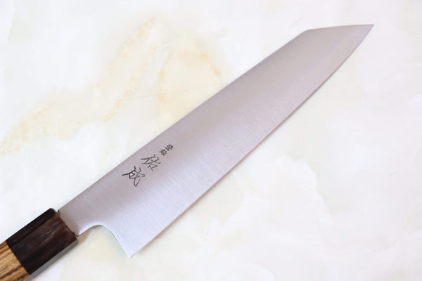 Sukenari Kiritsuke Sukenari R-2 Clad Wa Series Kiritsuke (210 to 270mm, 3 sizes, Octagon Shaped Bocote Wood Handle)