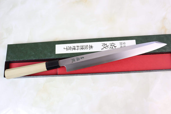 Sukenari Kiritsuke Yanagiba Sukenari VG-10 Series Hon Kasumi Kiritsuke Yanagiba (270mm and 300mm, 2 sizes)