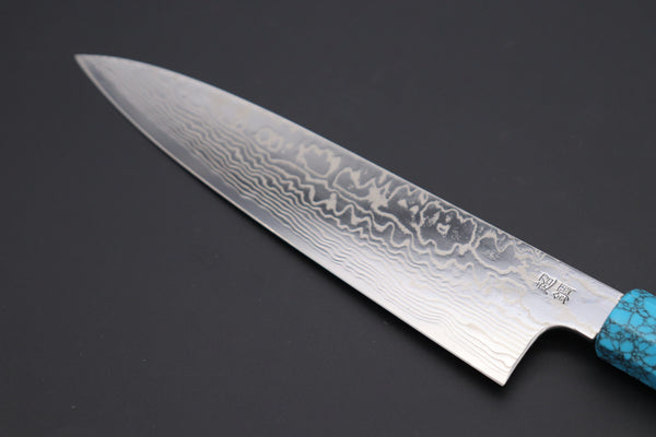 Sukenari Wa Gyuto SCL-253 ZDP189 Wa Gyuto 210mm (8.2 inch) Custom Limited Edition, Sukenari ZDP-189 Nickel Damascus Wa Gyuto 210mm (8.2 inch, SCL-253)