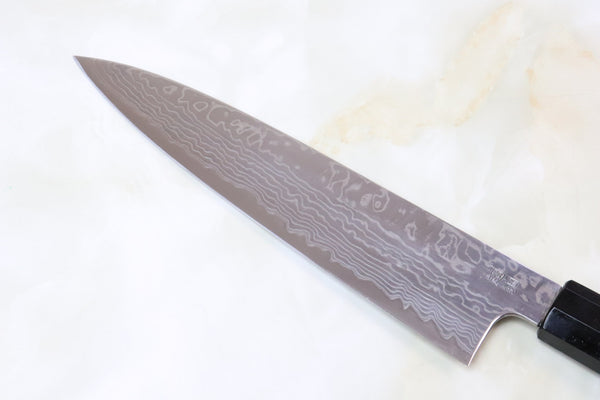 Sukenari ZDP-189 Nickel Damascus Wa Gyuto (210mm to 270mm, 3 sizes, Octagonal Bocote Wood Handle)