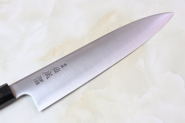 Sukenari ZDP-189 Wa Series Wa Gyuto (210mm to 270mm, 3 sizes, Octagon Shaped Magnolia Wooden Handle) - japanesechefsknife.mom