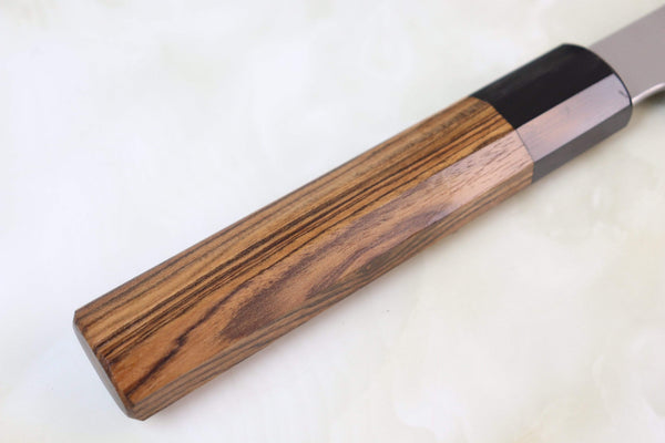 Sukenari Wa Santoku SZDP-1SAB Wa Santoku190mm (7.4 inch) Sukenari ZDP-189 Wa Series SZDP-1SAB Wa Santoku 190mm (7.4 inch, Octagon Shaped Bocote Wooden Handle)