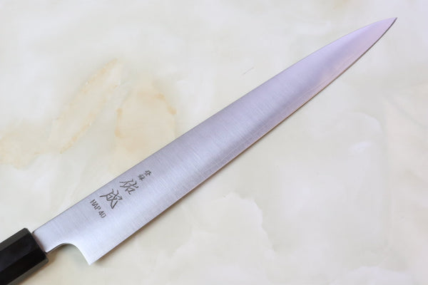 Sukenari HAP-40 Series Wa Sujihiki (240mm and 270mm, 2 sizes, Octagon Shaped Bocote Wood Handle) - japanesechefsknife.mom