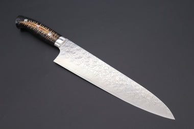 Takeshi Saji Gyuto Takeshi Saji SUMMIT ― Limited Edition Custom Series SMT-496 R-2 Custom Damascus Gyuto 240mm (9.4 Inch)