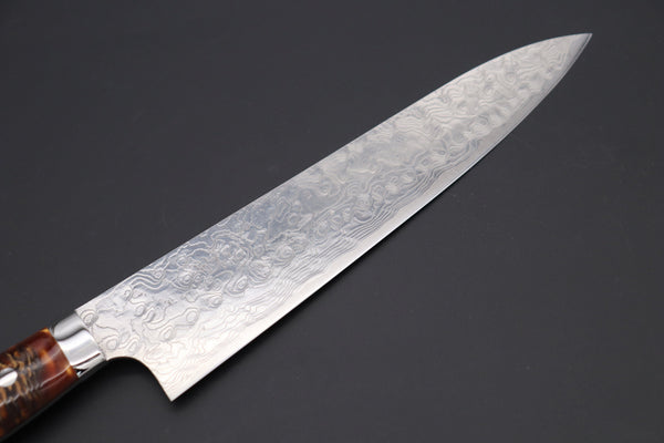 Takeshi Saji Gyuto Takeshi Saji SUMMIT ― Limited Edition Custom Series SMT-546 R-2 Custom Damascus Gyuto 240mm (9.4 Inch)