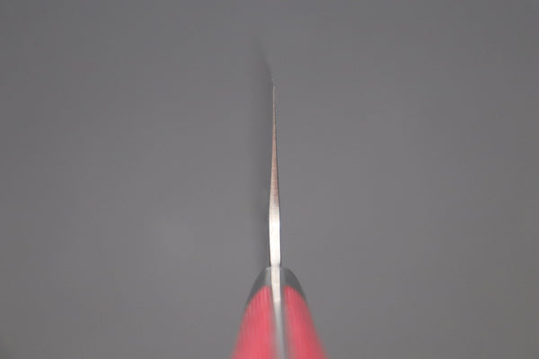Takeshi Saji Nakiri Takeshi Saji SRS-13 Custom Series Nakiri 165mm (6.4 inch, Red & White Linen Micarta Handle)