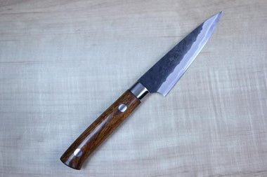 Takeshi Saji Aogami Super Custom Series Paring 90mm (3.5 inch, Ironwood Handle) - japanesechefsknife.mom