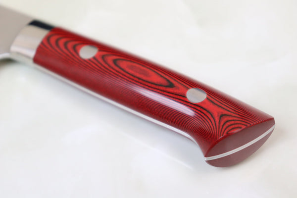 Takeshi Saji Petty Takeshi Saji SRS-13 Custom Series Petty 135mm (5.3 inch, Red & Black Linen Micarta Handle)